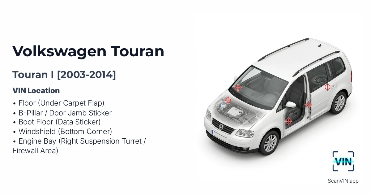 Volkswagen Touran I 2003 2014