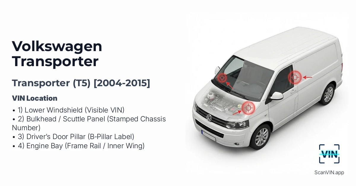 Volkswagen Transporter T5 2004 2015
