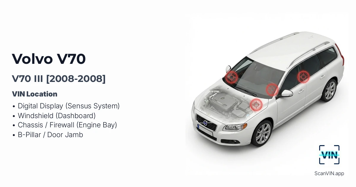 Volvo V70 III 2008 2008