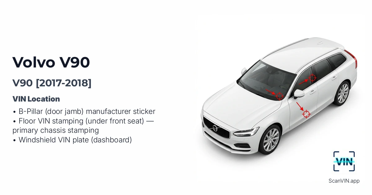 Volvo V90 2017 2018